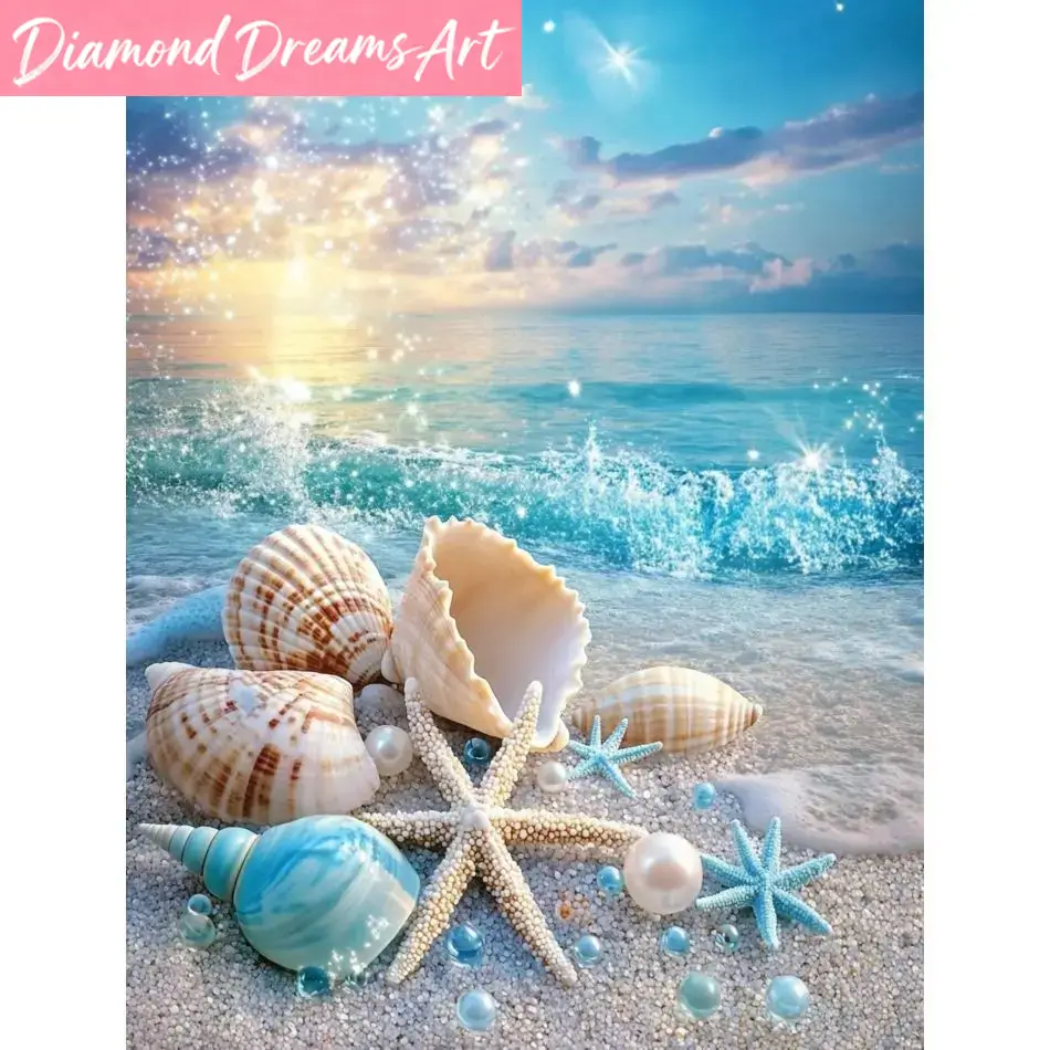 Resin Art Beach - Наборы для алмазной вышивки без рамки,