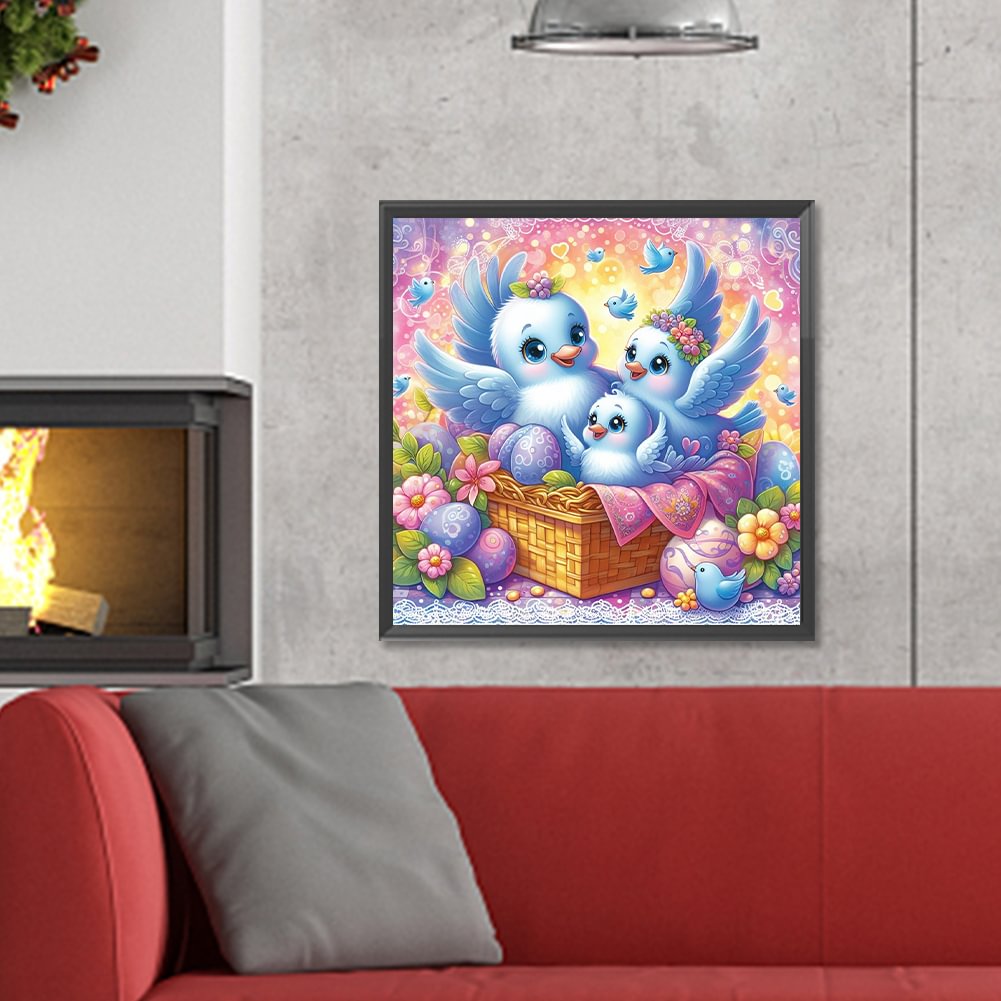 Resin Art Kits - Алмазная картина Семейный Рождественский отец Полная