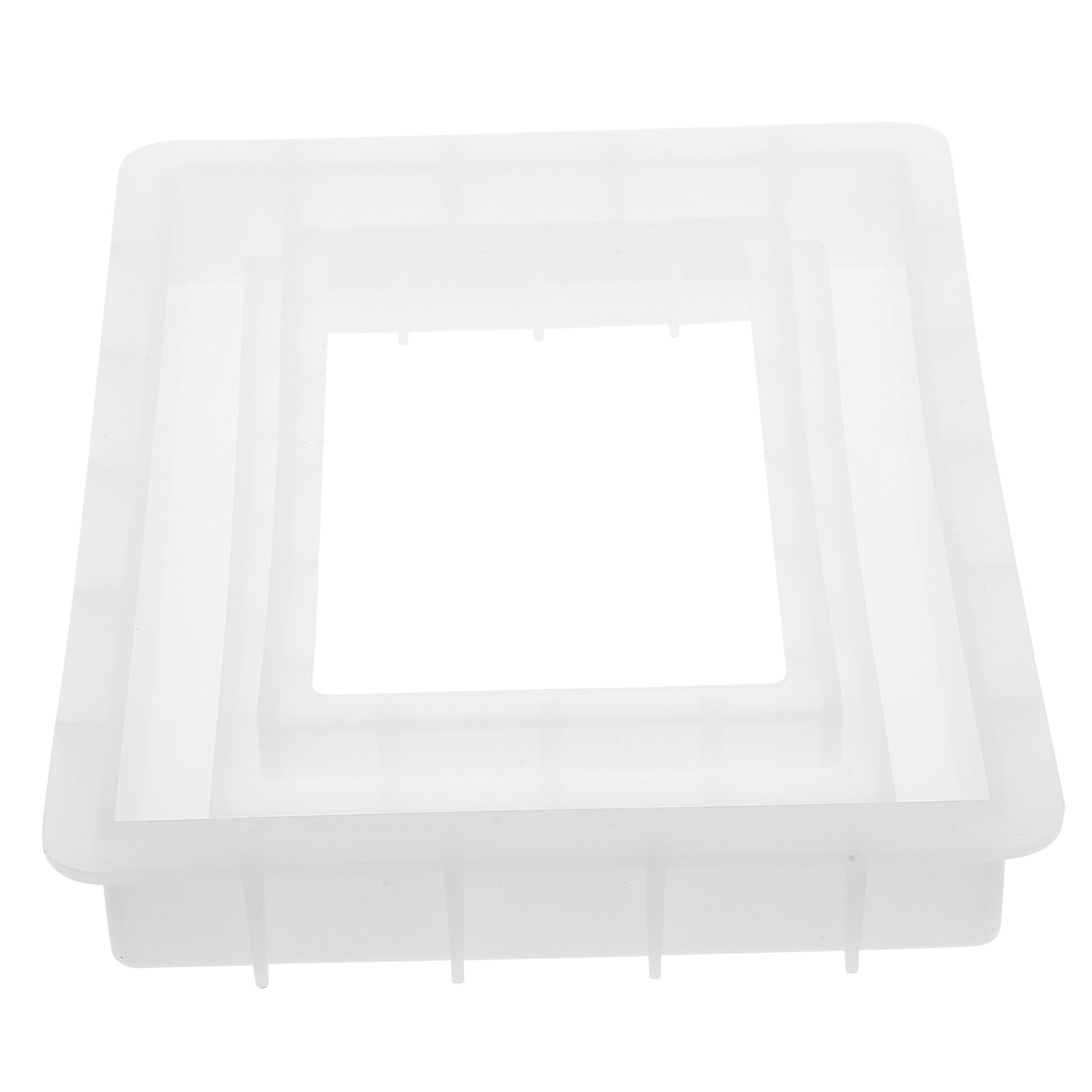 Resin Art Easy - Силиконовая форма для фоторамок прямоугольная, многоразовая,