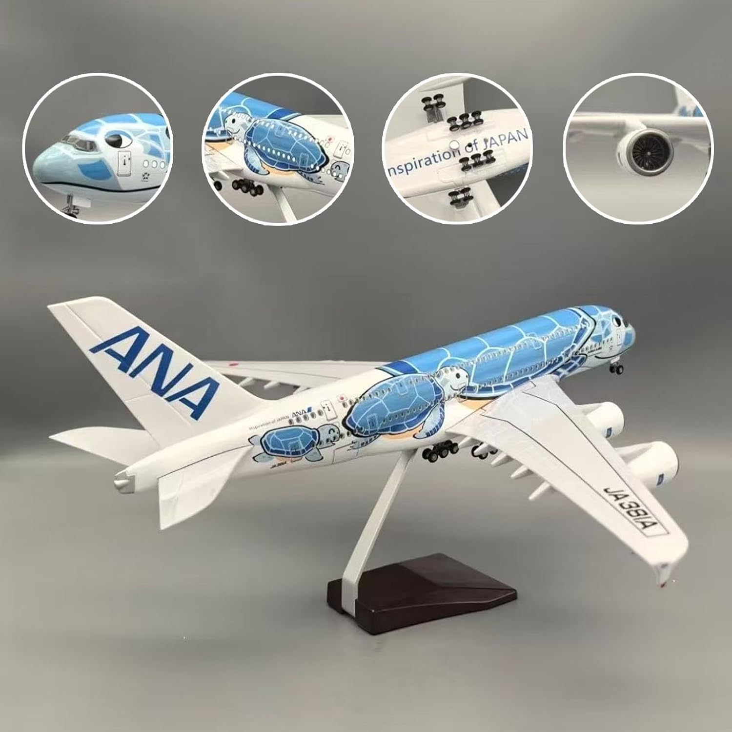 Масштаб 1/160 Самолет A380 Air – обзор и цена Resin Art Beach