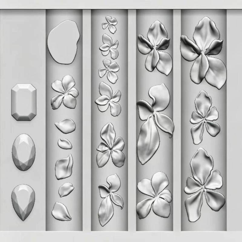 Силиконовая форма для цветов и – обзор и цена Resin Art Easy