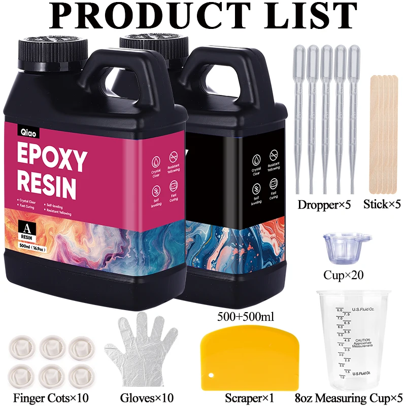 Набор эпоксидной смолы 500 мл  – обзор и цена Resin Art Easy