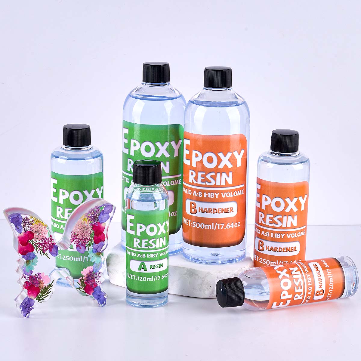 Комплект эпоксидной смолы соот – обзор и цена Resin Art Glue
