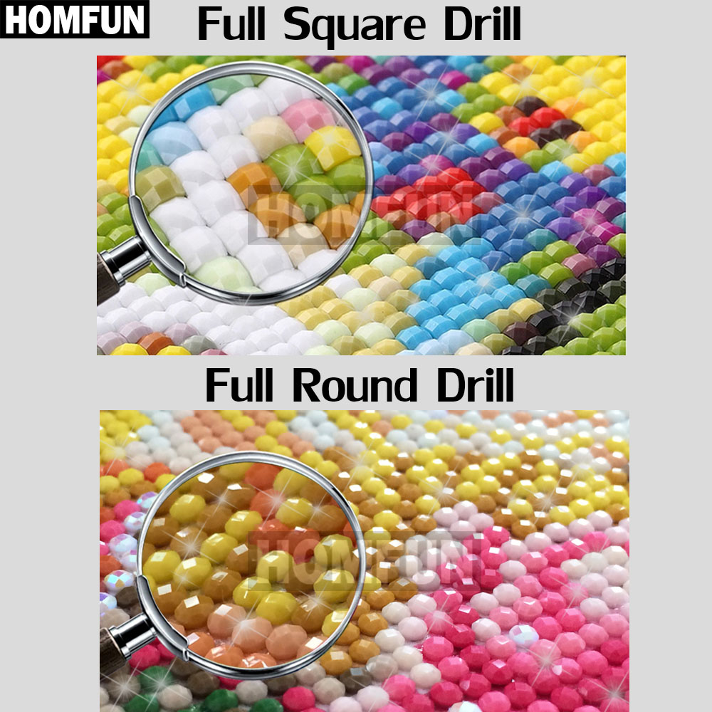 HOMFUN Diy 5d алмазная живопис – обзор и цена Resin Art Beach