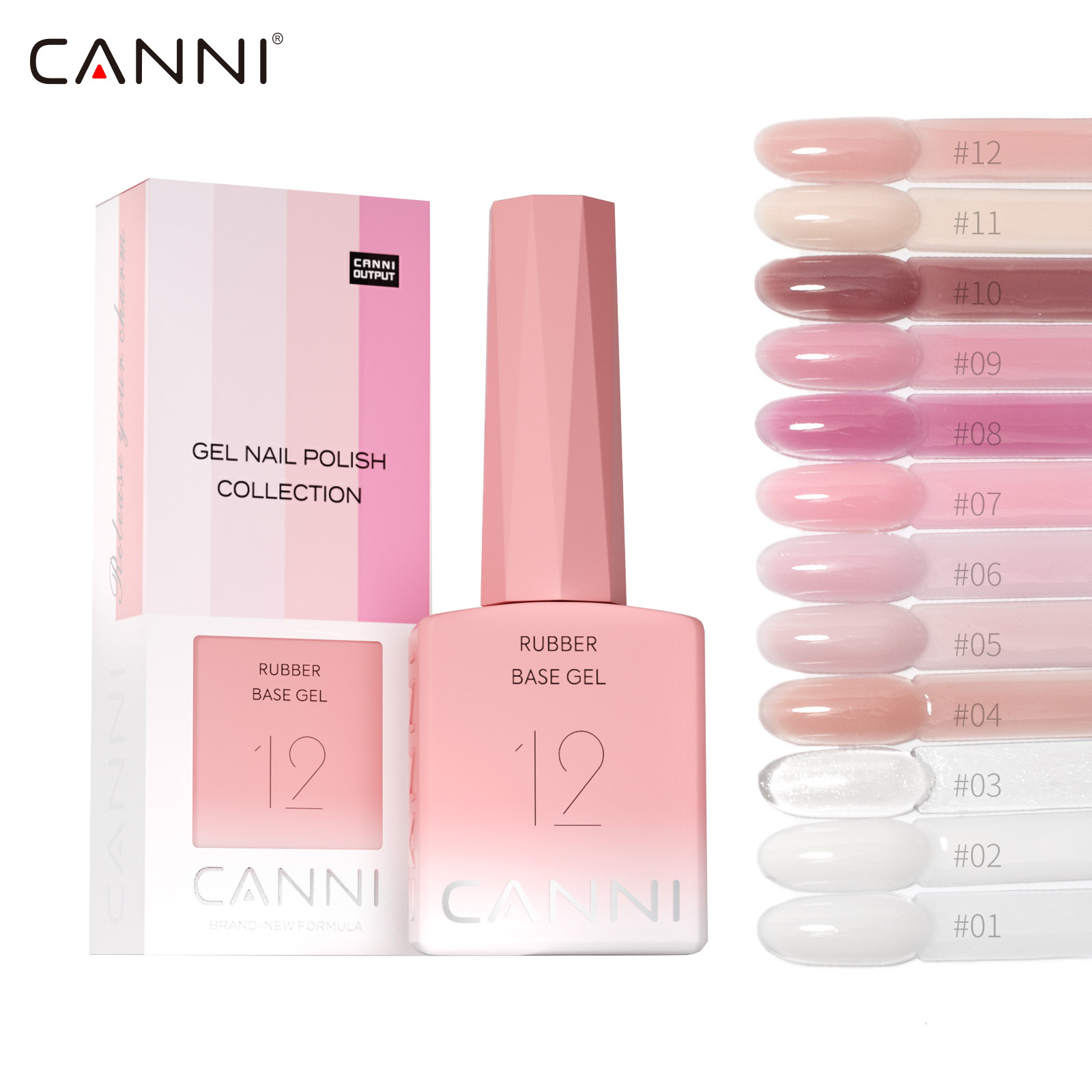 CANNI Color Rubber Base Gel 2i – обзор и цена Resin Art Training