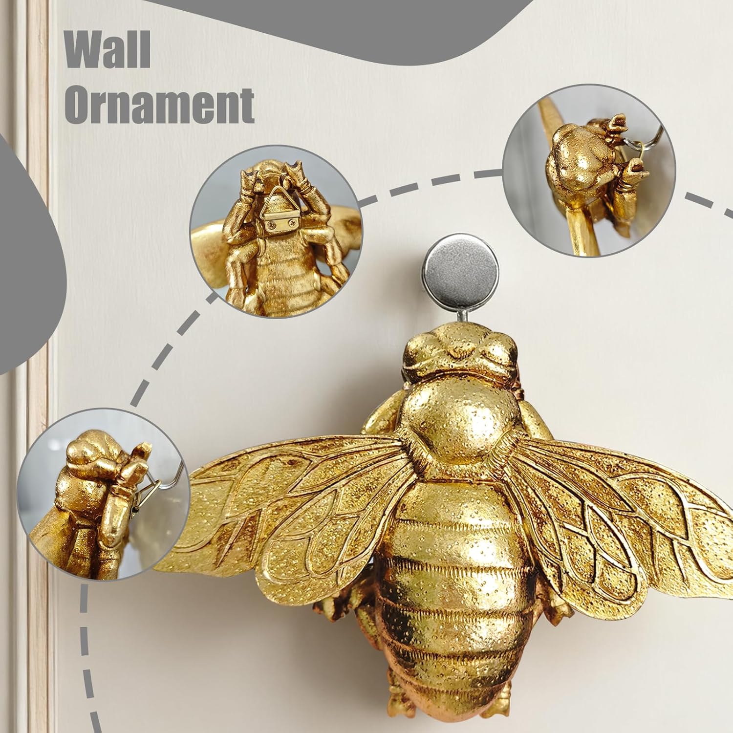 3D-скульптура пчелы из золотис – обзор и цена Resin Art Easy