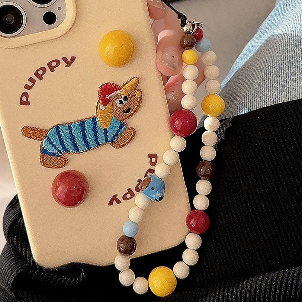 Милая подвеска в виде собаки,  – обзор и цена Resin Art Phone Case