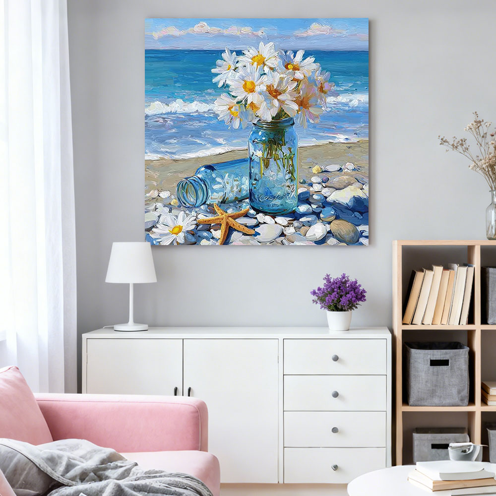 Алмазная мозаика HUACAN: Набор – обзор и цена Resin Art Beach