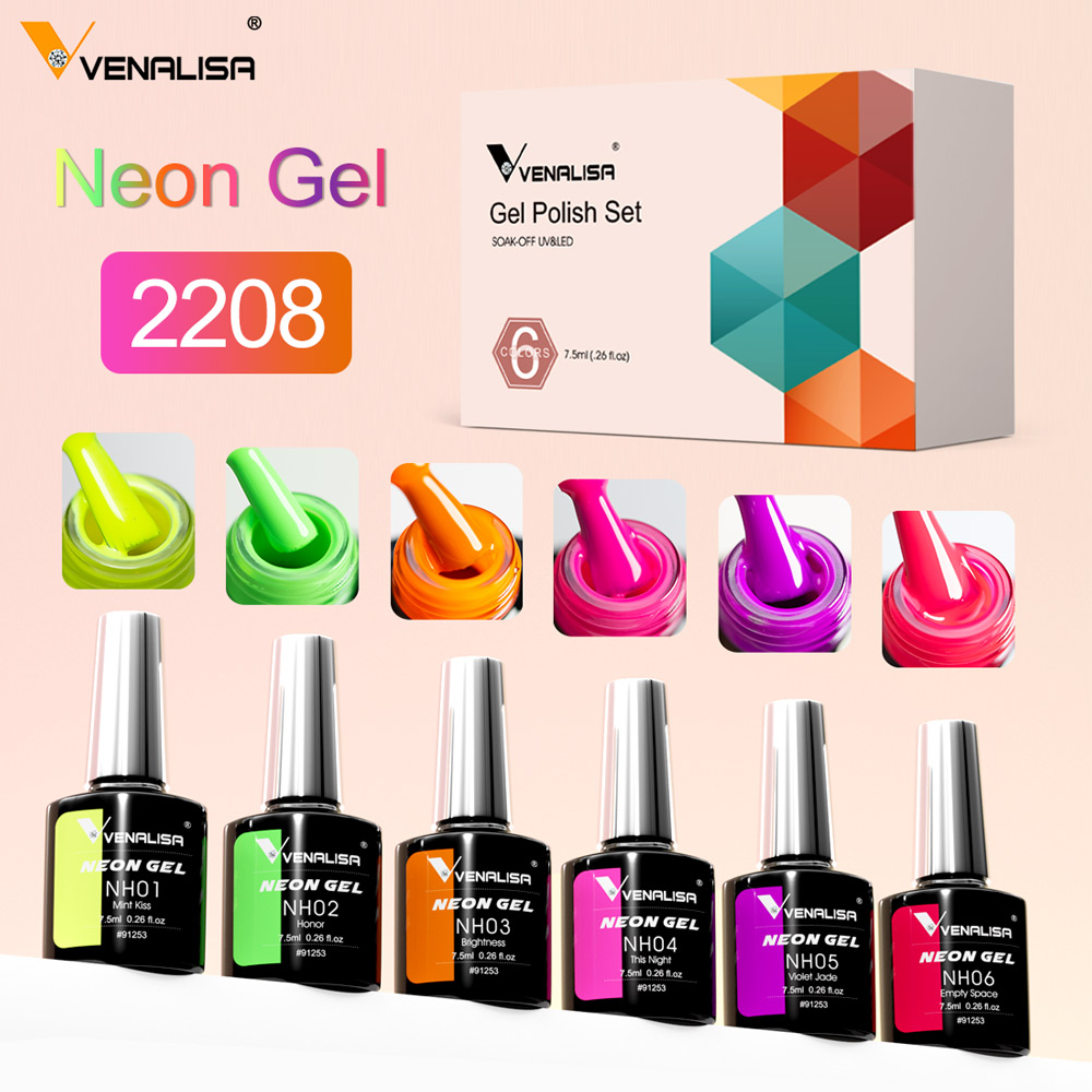 Набор гель-лаков VENALISA Neon – обзор и цена Resin Art Training